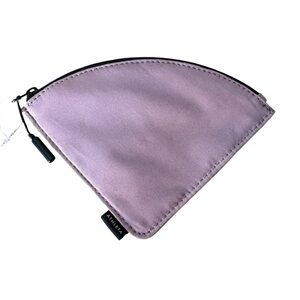 ATHLETA Lavender Purple Triangle Zipper Pouch Face Mask Carry Coin Change Purse